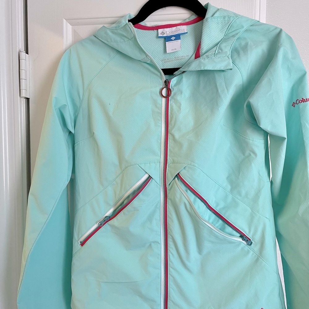 Girls Columbia Rain Jacket